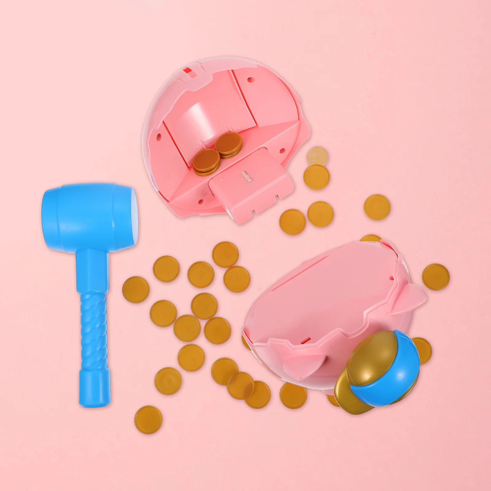 Creative Cartoon Piggy Bank Funny Game Saving Pot Cute Pig Shape Money Container Birthday Gift for Kids Money Bank