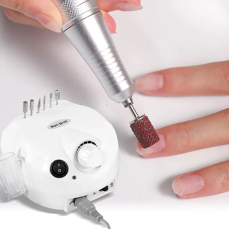 Perceuse à Ongles Professionnelle pour Manucure, Embouts Électriques, Ponceuse Pédicure, Lime Polisseuse, Équipement, Outils, N64.35000 RPM