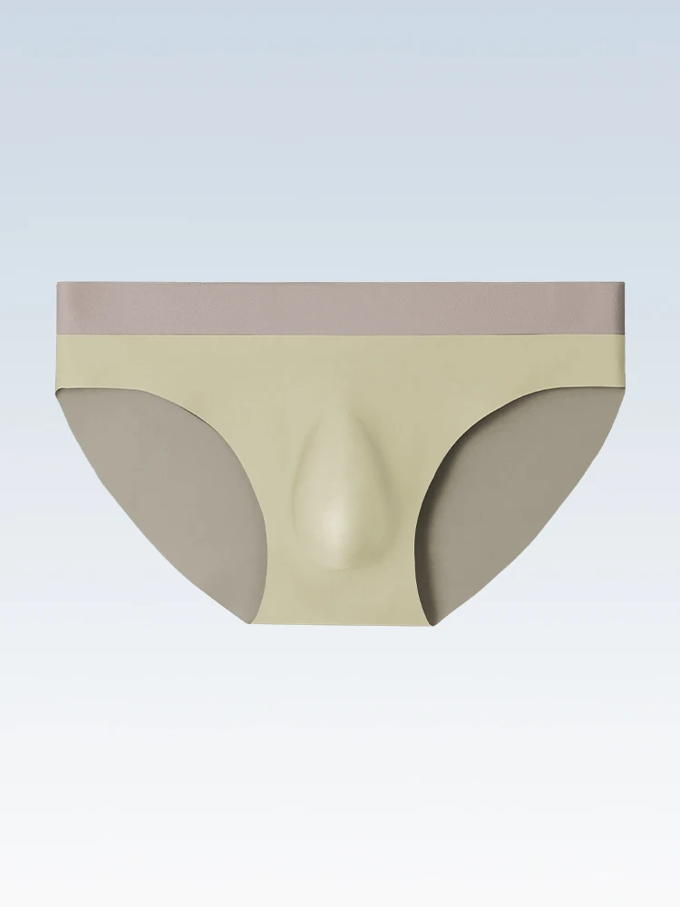 

120 men's ice silk seamless underwear 3D punching triangle shorts summer thin underpants boys sports shorts