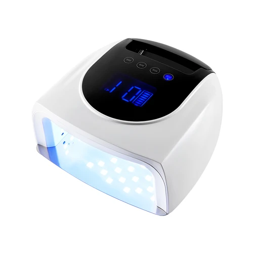 Imagen 1 del producto Lámpara de uñas de fondo extraíble magnética de 96W, secador de esmalte de Gel inalámbrico, máquina de manicura, luz LED UV para uñas, lámpara de uñas portátil