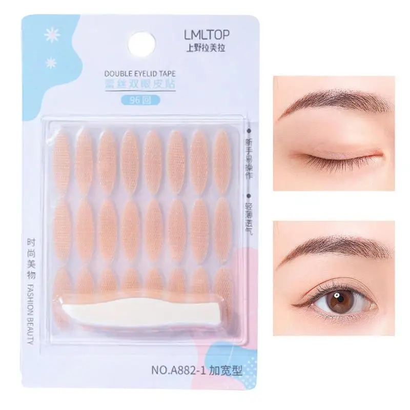 Eyelid Tape Invisible Waterproof Eyelid Lifter Strips Double Eyelid Stickers For Hooded Droopy Uneven Monoeyelids Instant Eyelid