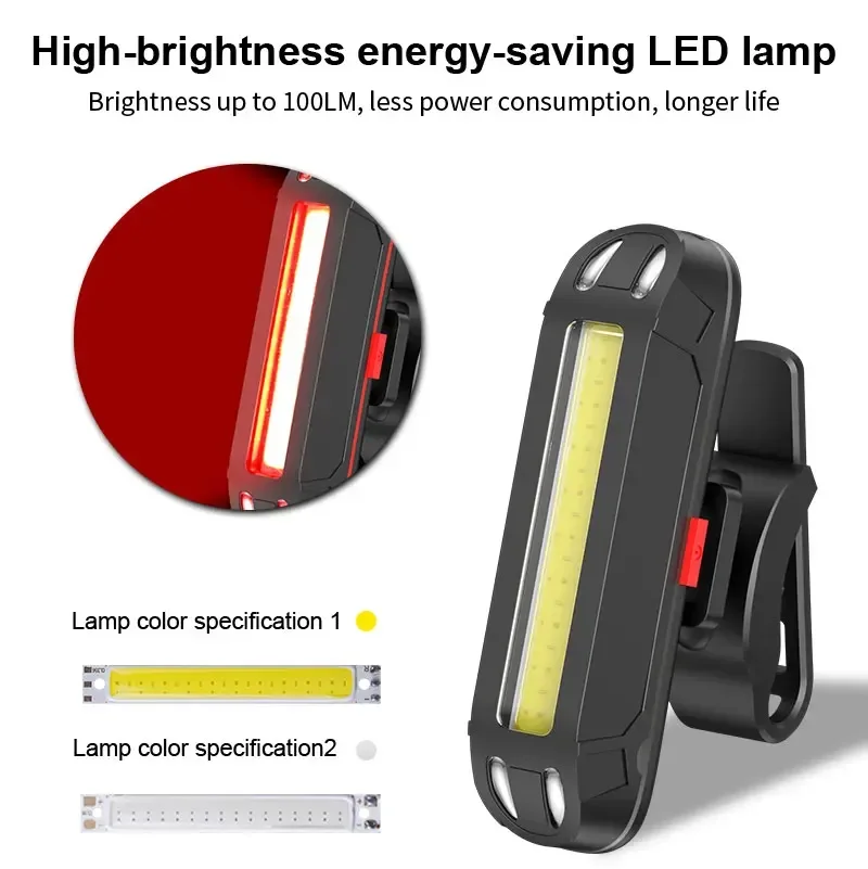 X-Tiger Bike Rear Light Super Bright Led Light USB Rechargeable Seatpost Light Safety Warning Helmet Backpack Bicycle Taillight