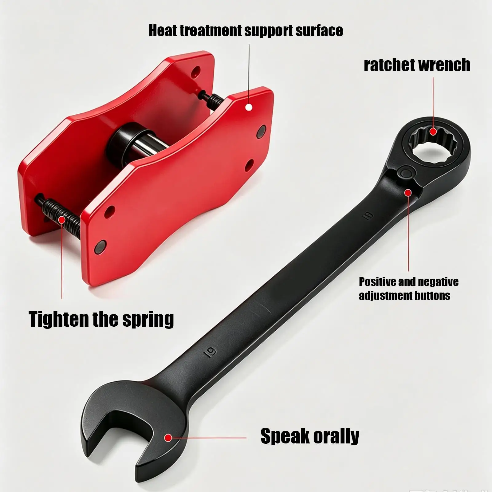 Brake Piston Compressor Tool Professional Heavy-Duty Ratcheting Compressor Auto Piston Press Tool For SUV RV Sedan Pickup Van