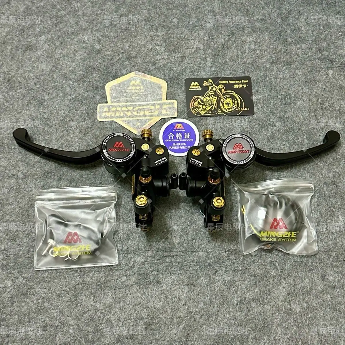 

Mingzhe genuine M4 direct push pump original first generation No. 9 calf direct push handbrake grip Mingzhe forged upper pump