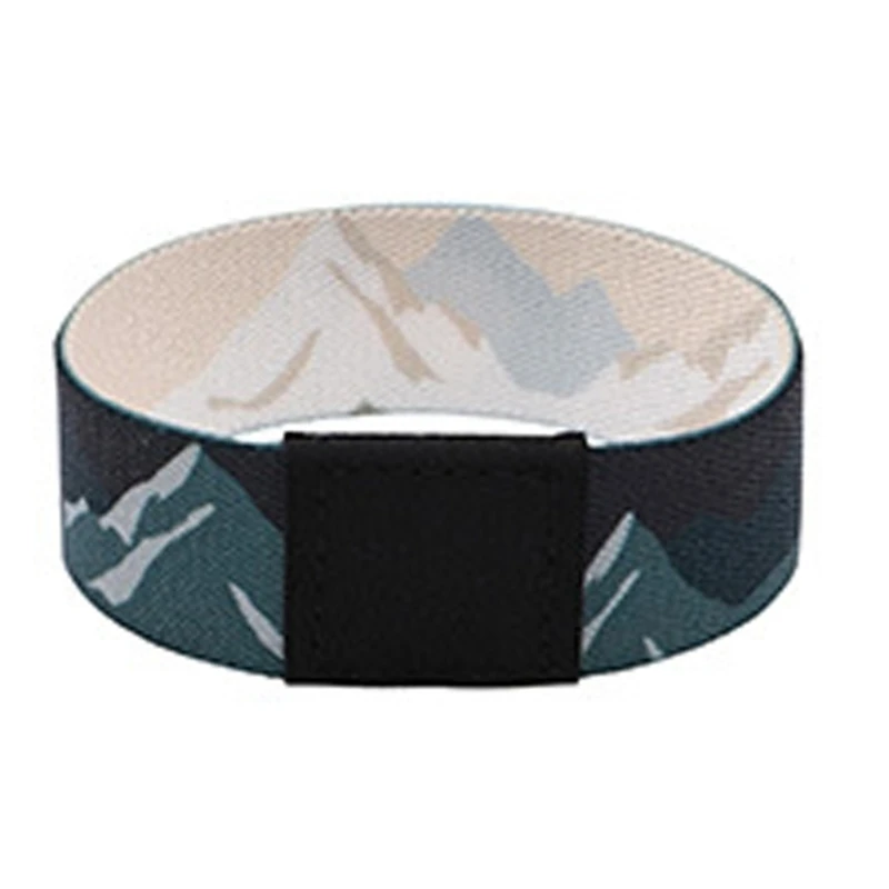 367C Stretchy Floral Dolphin Wristband Adjustable Size Water Resistant Materials For Outdoor Activities And Casual Wear