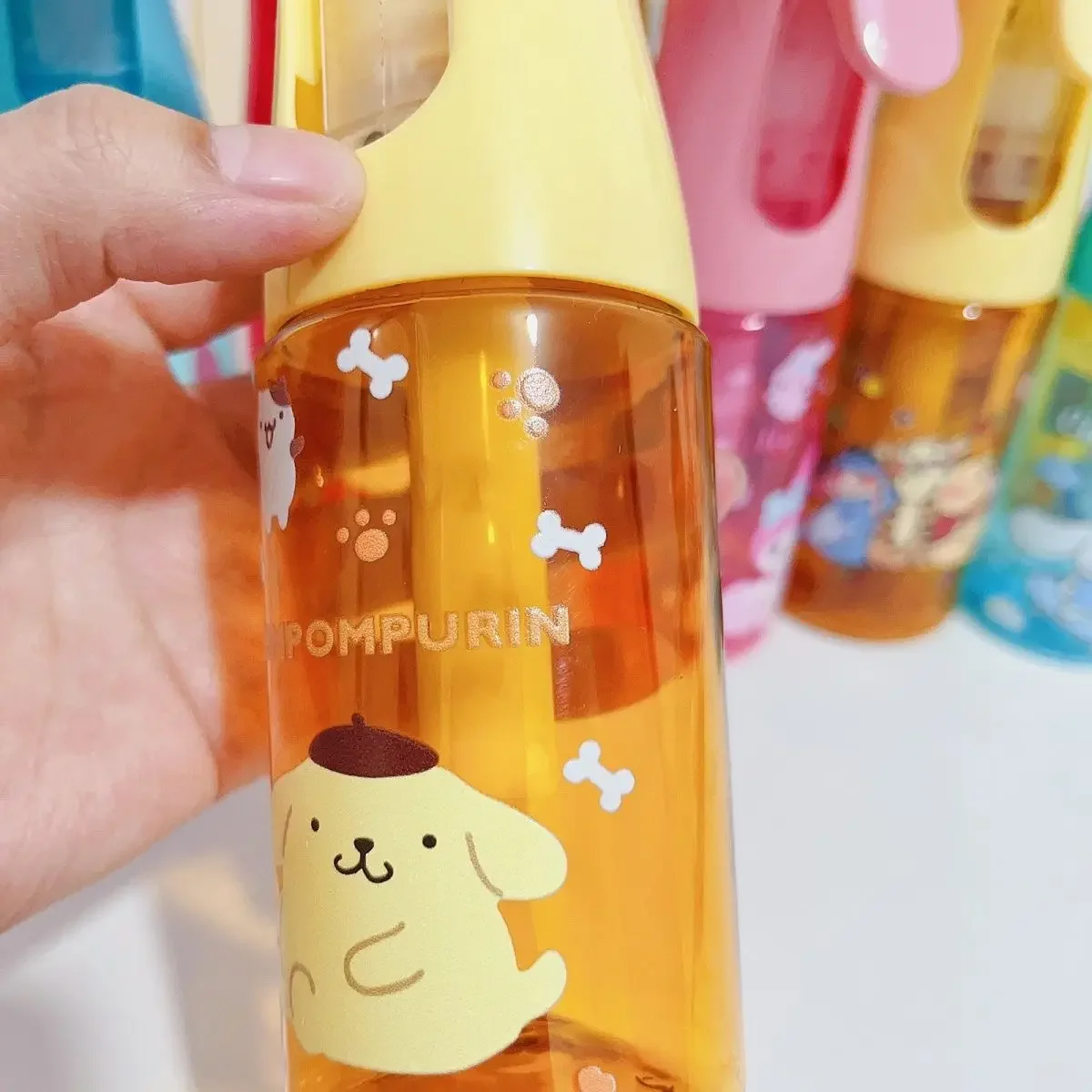 200 مللي لطيف مرحبا كيتي الكرتون رذاذ زجاجة Kuromi Kawaii سعة كبيرة ارتفاع ضغط مستمر الترطيب زجاجة بخاخ #5