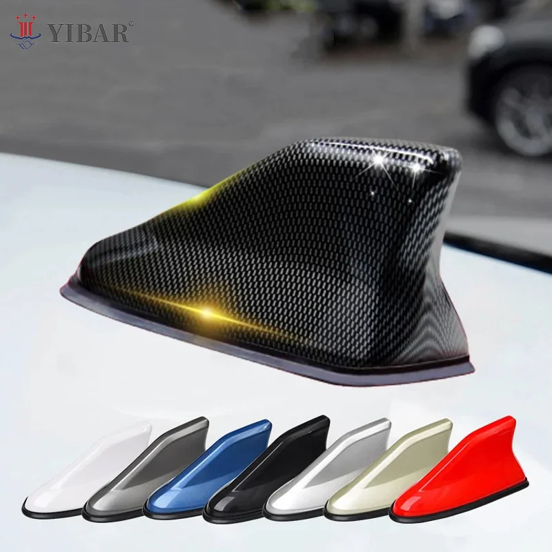 Universal Car Roof Top Mount Shark Fin Aerial Antenna Toppers Auto Radio AM FM Antenna Signal Amplifier Aerial