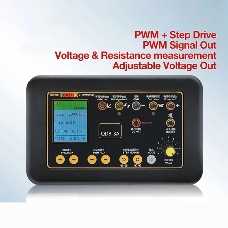 AT51-QDB3A probador de bobina de encendido automático coche IAC Motor paso a paso inactivo válvula solenoide inyector actuador Detector de fallos controlador