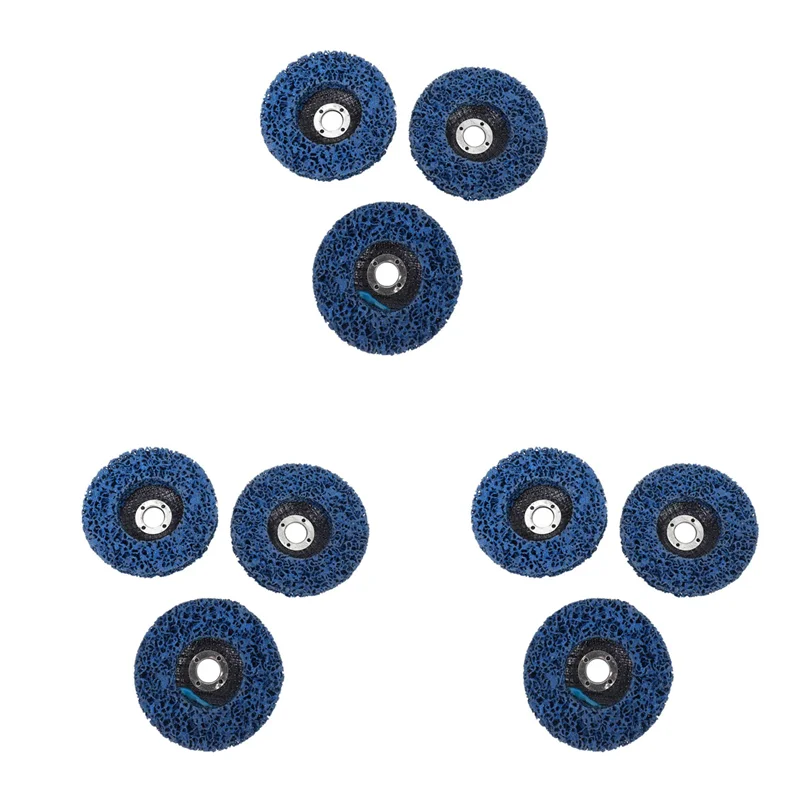 

Premium-Paint Stripping Disc Wheel 9 Pcs Rust Stripper Strip Discs For 4 X 5/8 Inch Angle Grinder For Wood Metal Fiberglass