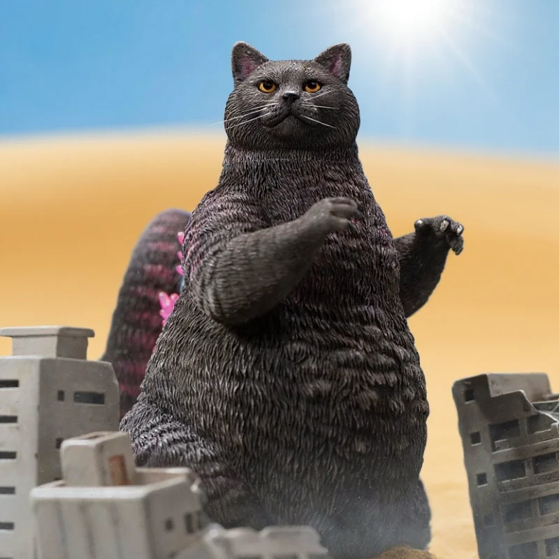 オリジナル JXK Gosmeow 恐竜形態学手作りアニメフィギュア動物モデル猫置物デスクトップかわいい子供ユニークなおもちゃギフト