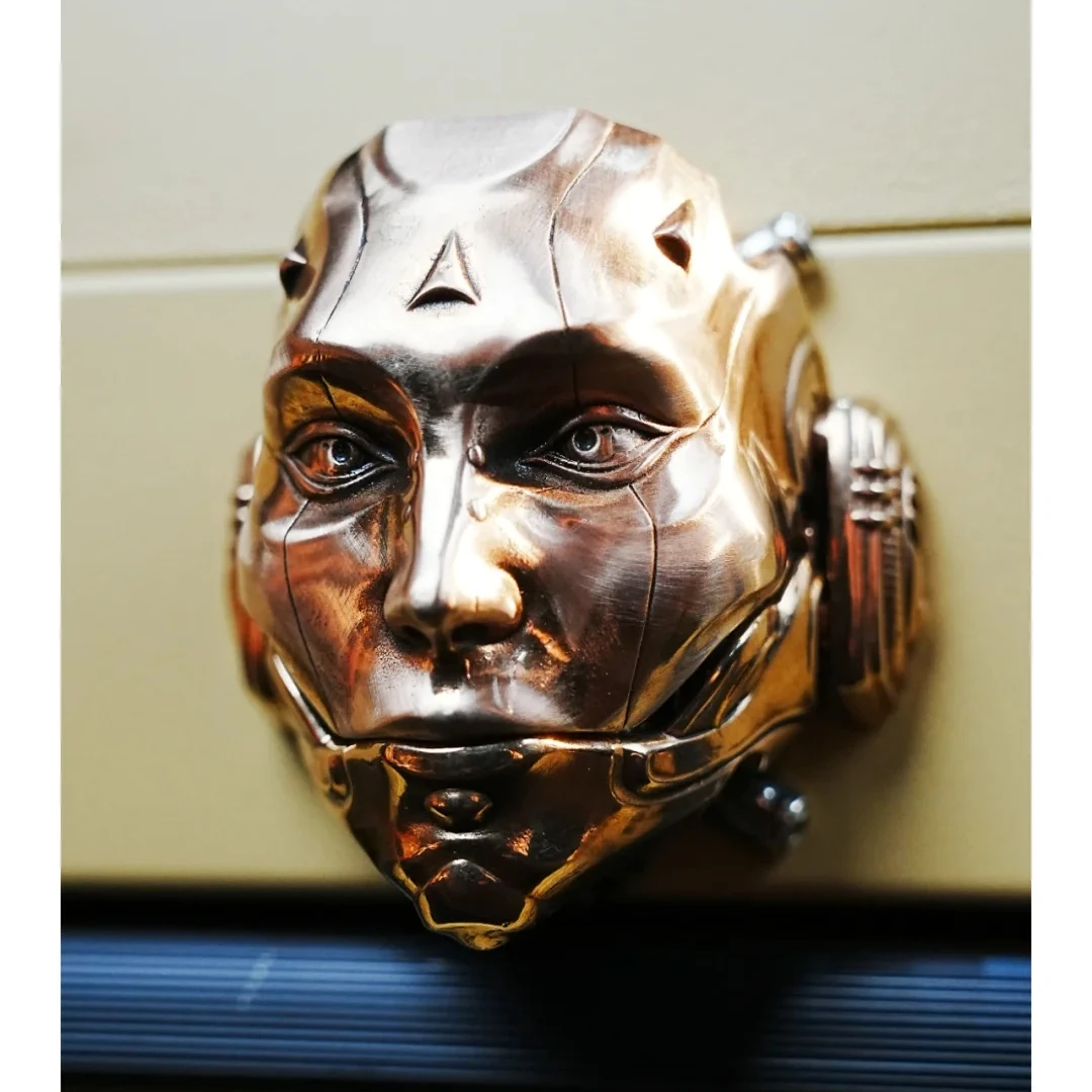 

Edcthird Bullet Mechanical Mask Series Part 2 Mechanical Girl Mask 2.0 Edition Decorative Stress Relief Tool Pipa Coin