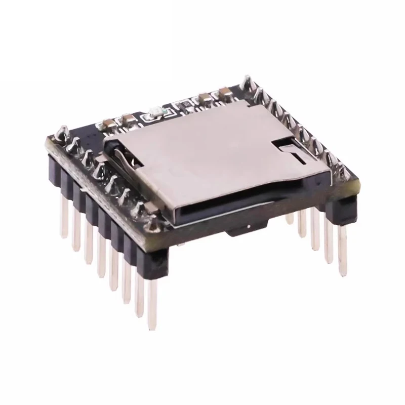 WTV020 وحدة مشغل MP3 صغيرة TF بطاقة MP3 وحدة الصوت وحدة الصوت لوحدة إمداد الطاقة Arduino GM