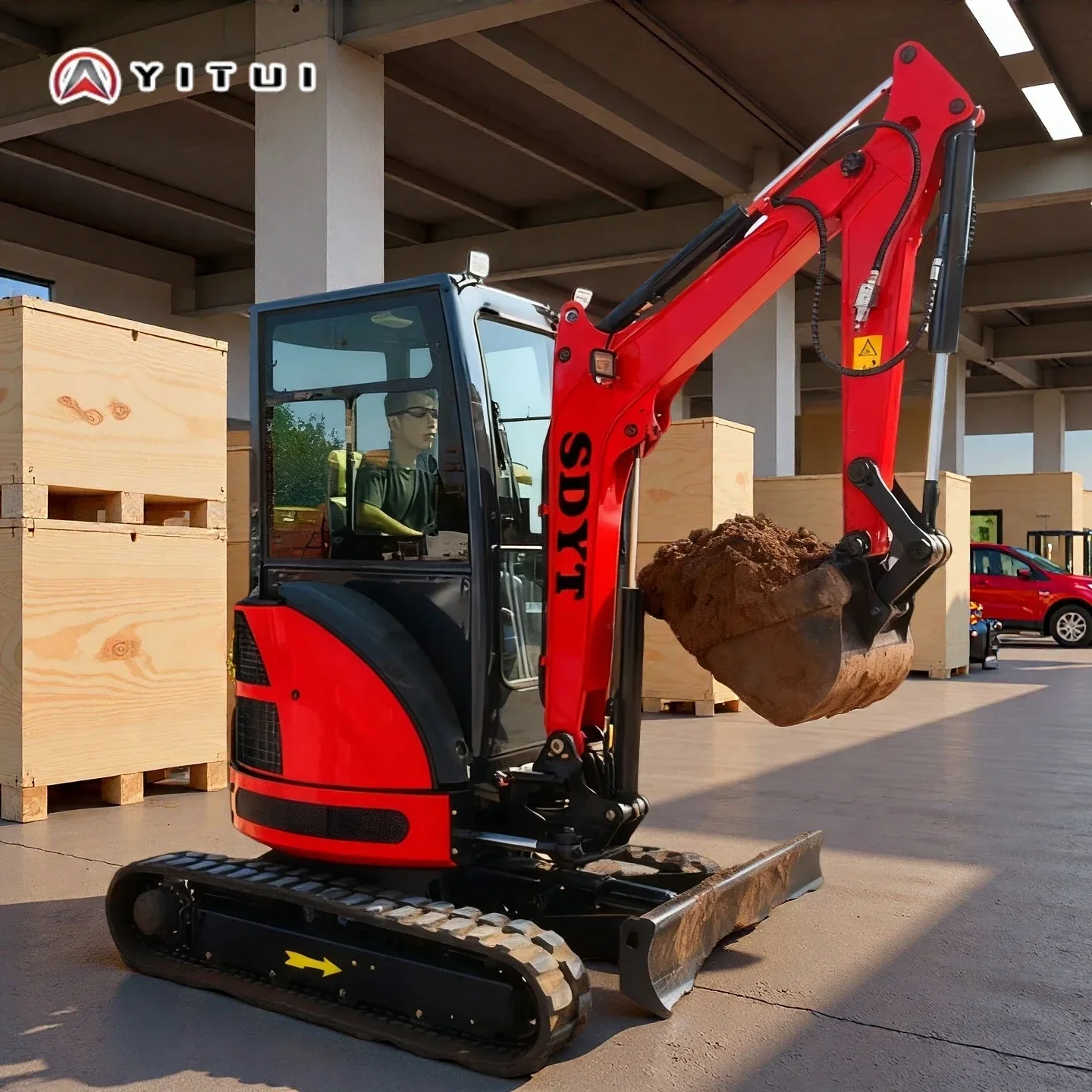 New 3.5 Ton New Customized 2ton Mini Excavator Diesel Crawler Digger Ce Certified For Garden Farm Construction Machinery