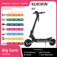 KuKirin G4 Eu Stock Original Electric Scooter 60V20Ah Battery 2000W Motor 70km/h Speed 75km Range 11Inch Vacuum Tire Kickscooter