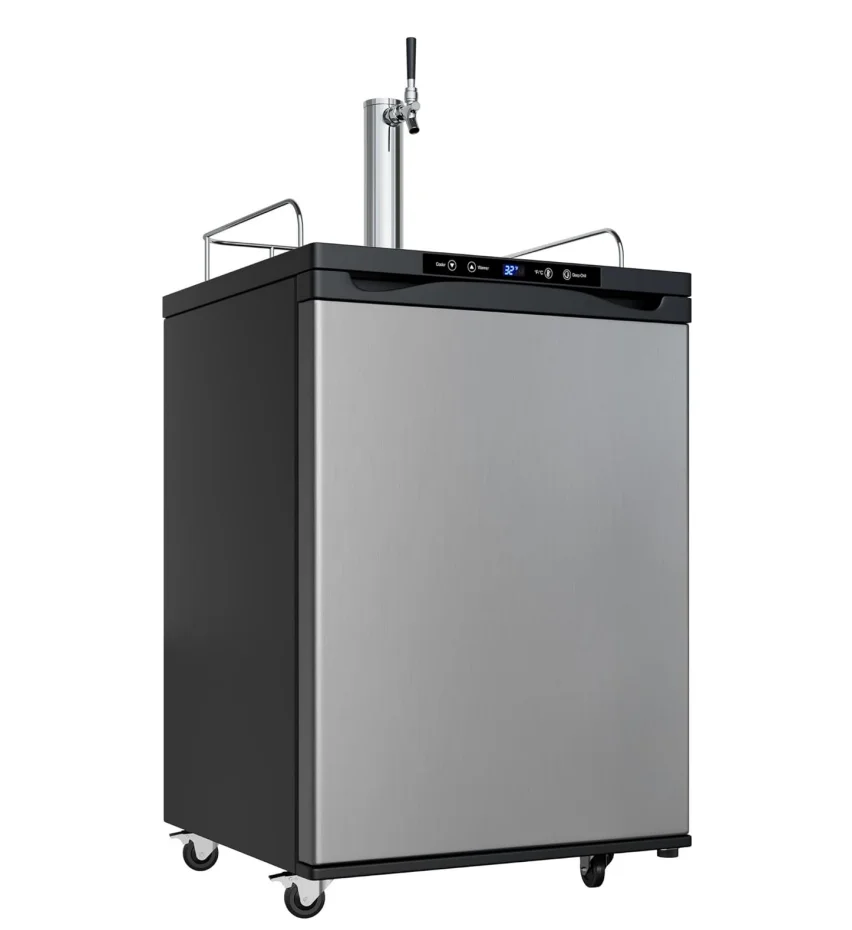 

single tap draft beer keg cooler dispenser