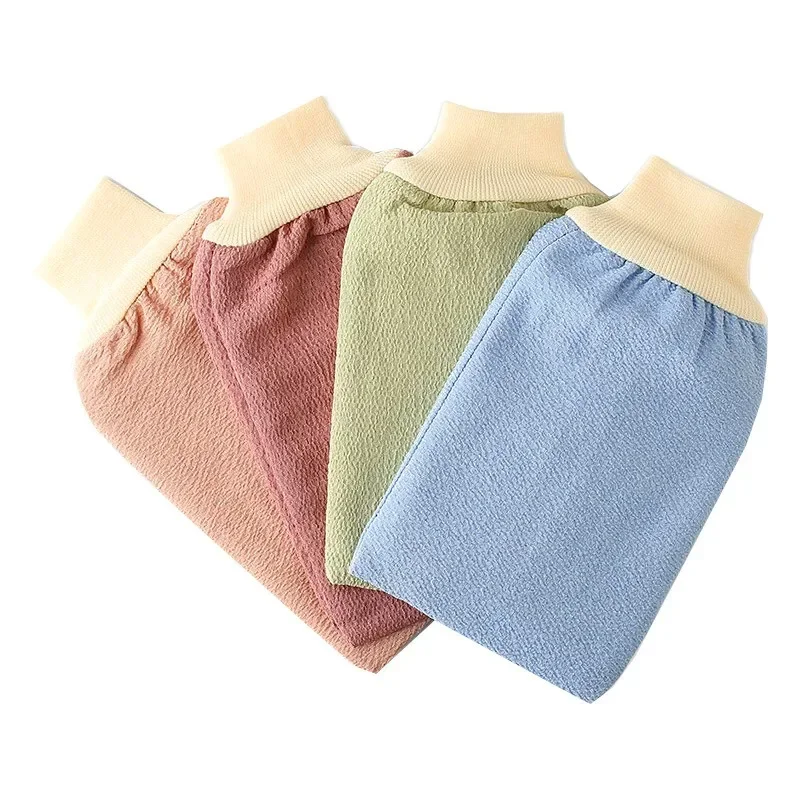 1 Pcs Double-Sided Towel Korean Exfoliating Bath Washcloth Body Scrub Shower Towel for Adults Coarse Grain Towel Bath Supply