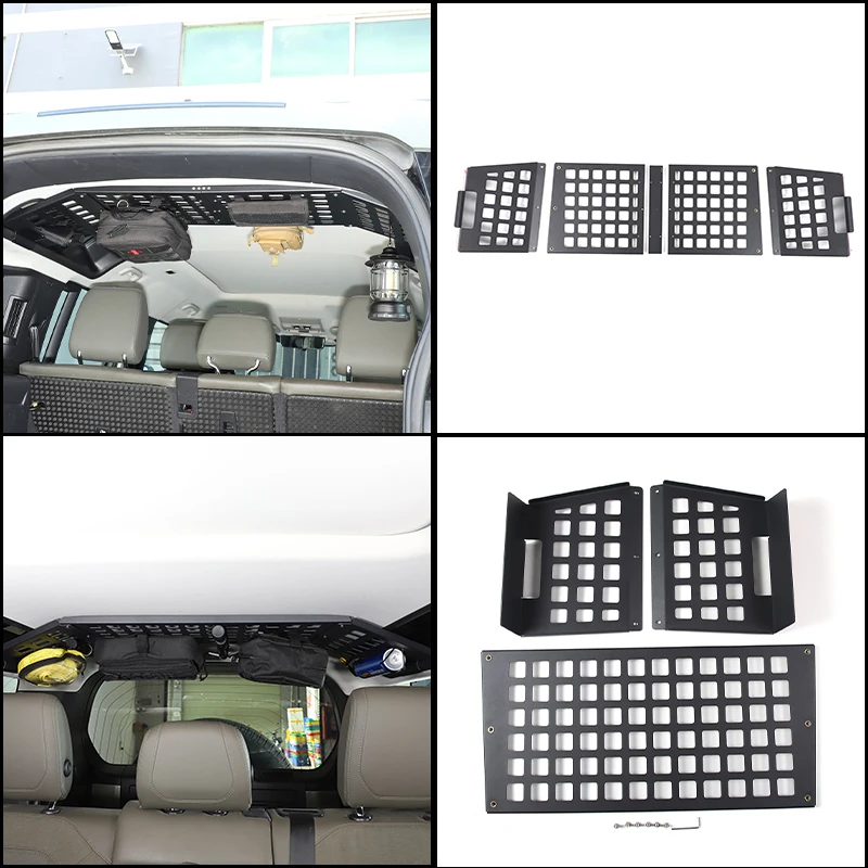 

For Land Rover Defender 2020-2026 Aluminum Alloy Car Trunk Roof Rack Storage Holder Bag Holder Auto Accessories