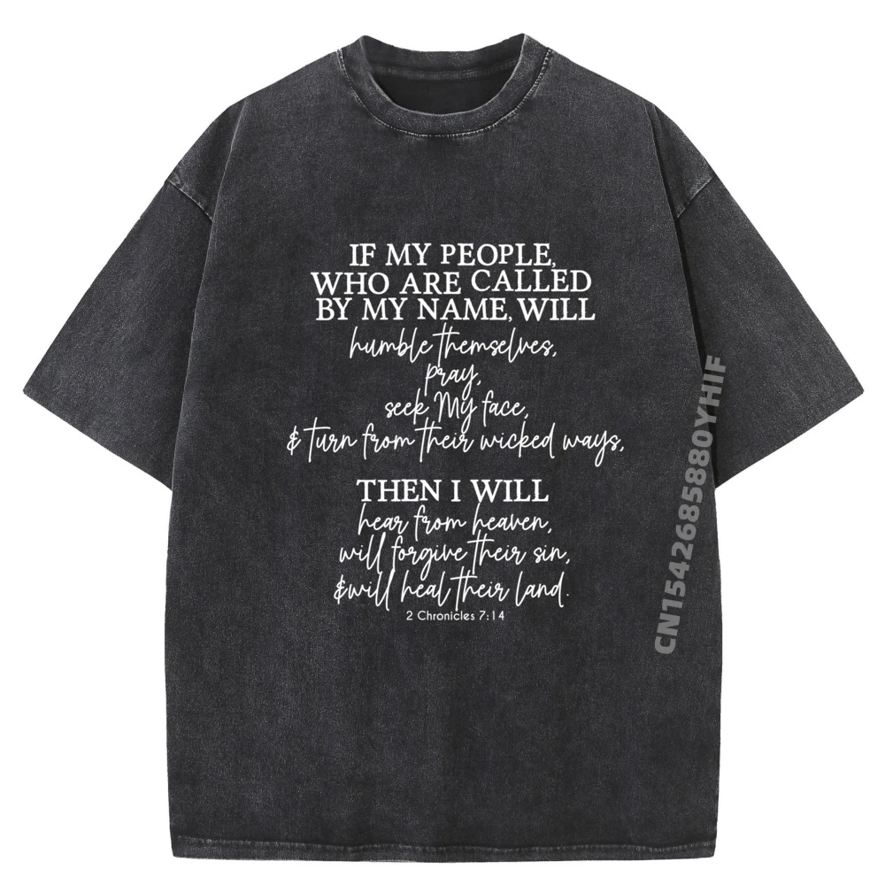 

Graphic T-shirts For Men If My People Who Are Printed Tees Luxury Design Mens Fashion Washed Clothes Daily Wear