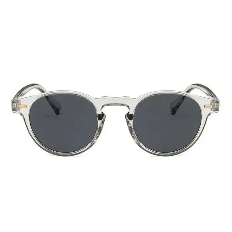 Ins العصرية النظارات الشمسية المستديرة النساء الرجال الإطار المعدني شخصية هدايا عصرية نظارات شمسية للإناث الذكور #2