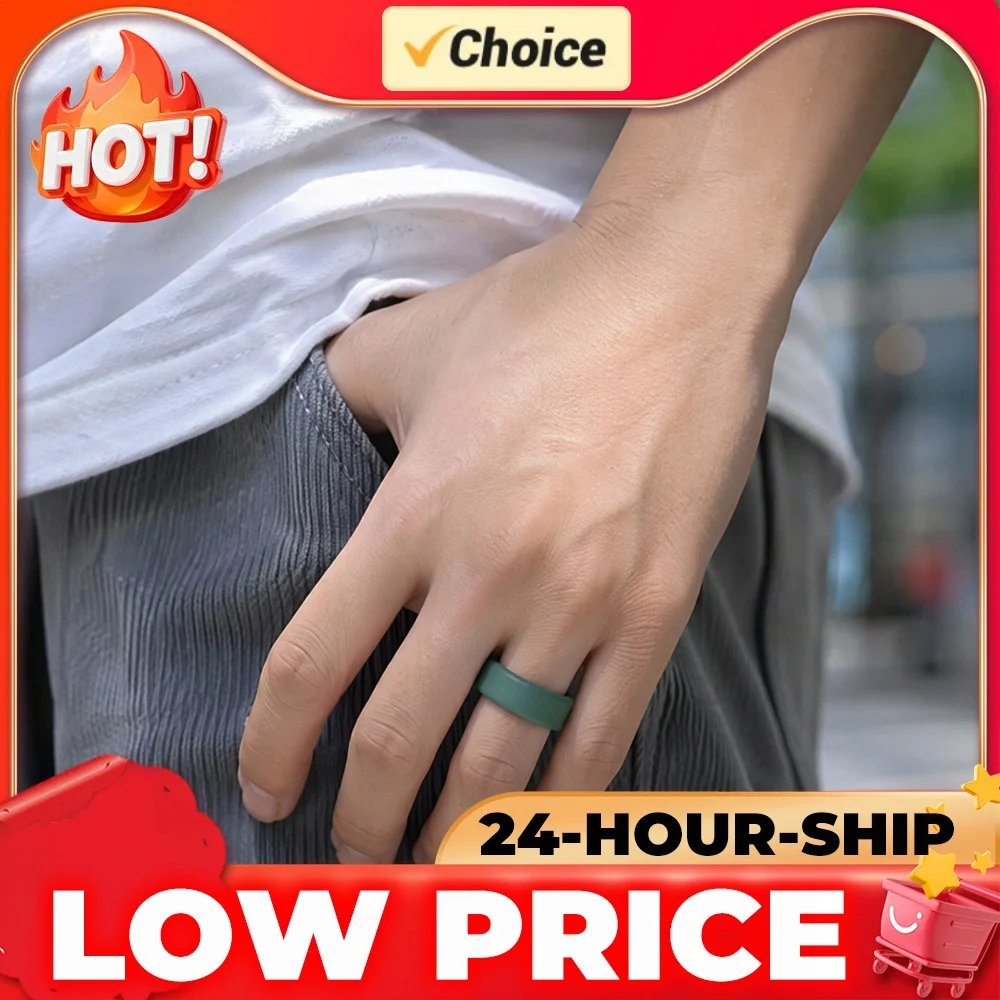 Silicone Ring Protector for Oura Ring 5 Anti-Scratch Smart Ring Sleeve Elastic Silicone Protector for Men Women Working Out Gym