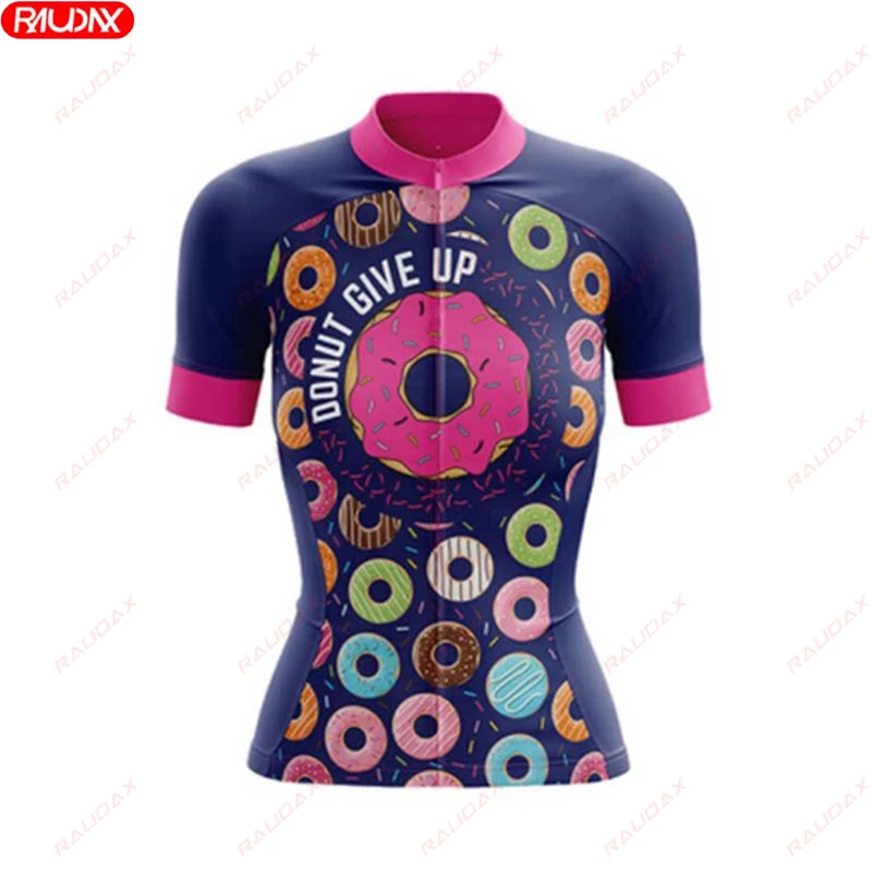 New women\'s summer cycling short sleeved road bike breathable cycling suit cycling team training suit quick drying short sleeved