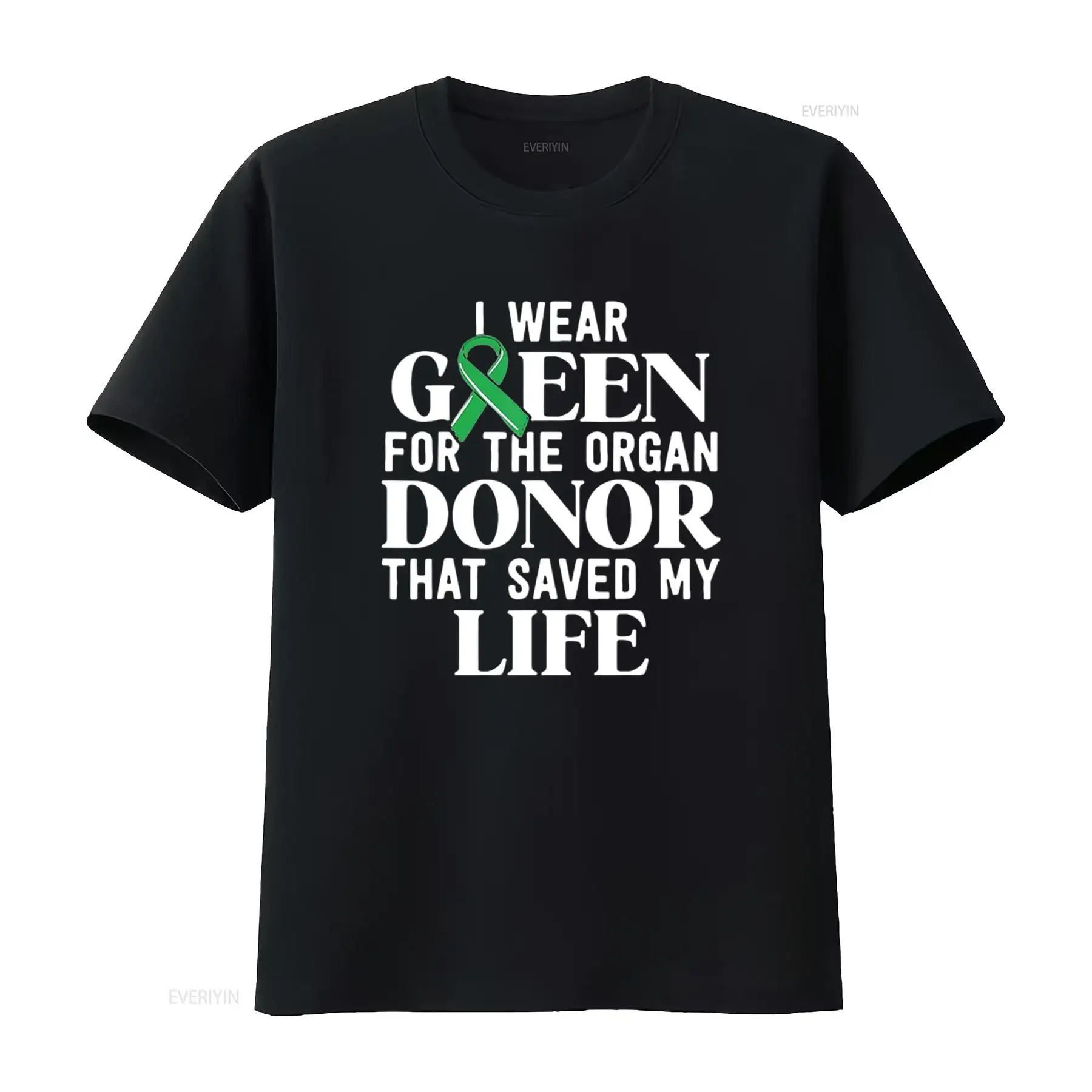 

Kidney Transplant Survivor s Organ Donor Saved My Life Mens T Shirt Black XL vintage Washed Slightly designer clothes Stylish