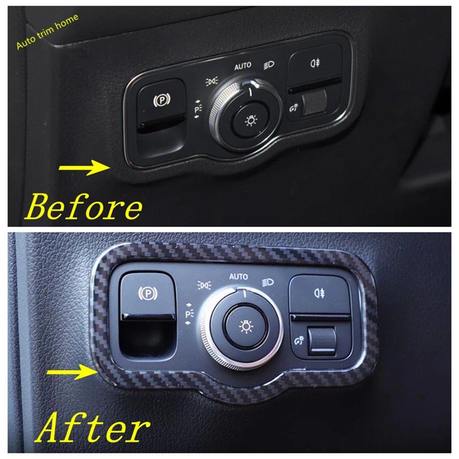 Gear Shift Box Control Panel Window Lift Button Cover Trim Fit For Benz B Class W247 2019 - 2022 / GLB 180 200 X247 2020 - 2024