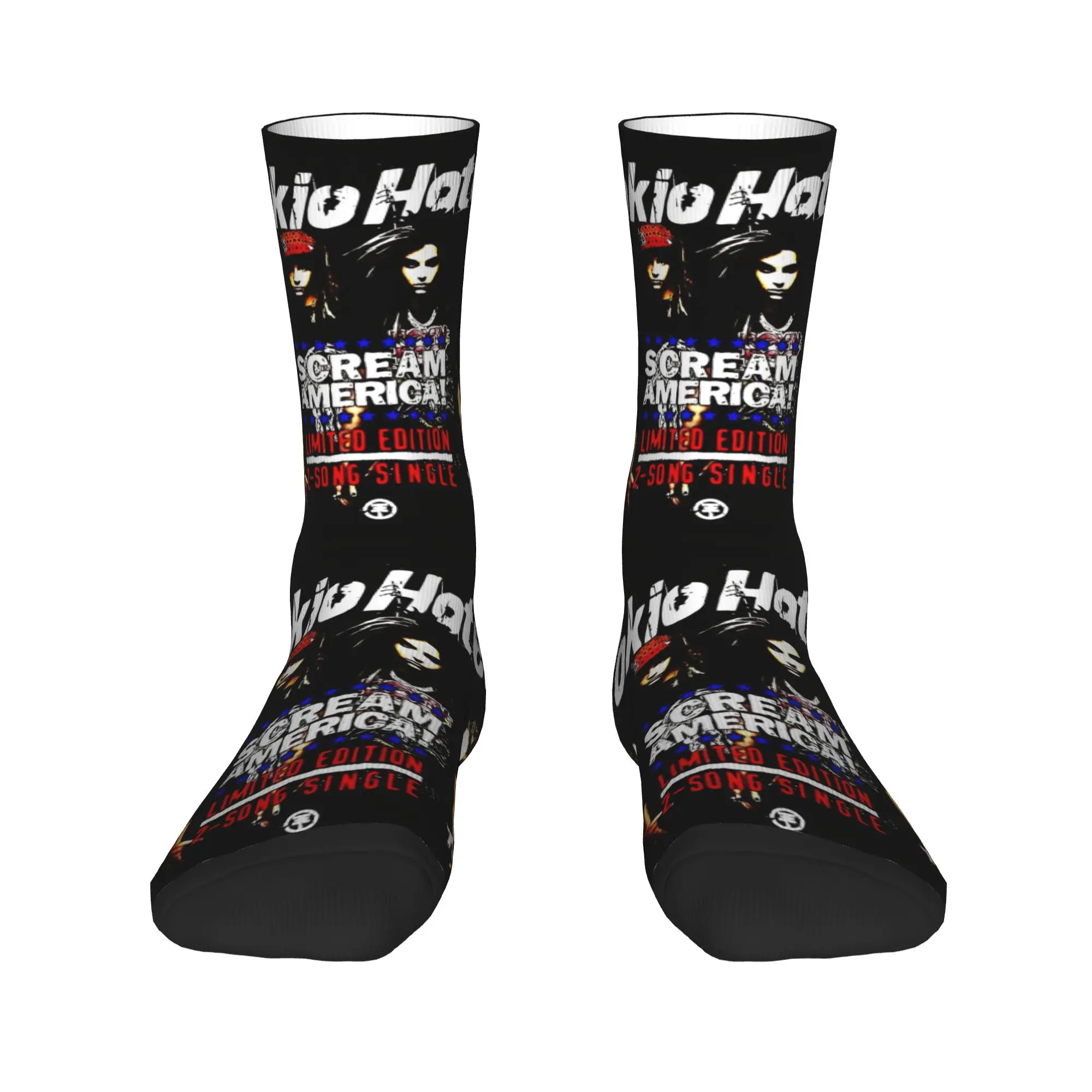 

Tokio Hotels Heavy Metal Music Rock Men's Crew Socks Unisex Fun Spring Summer Autumn Winter Dress Socks