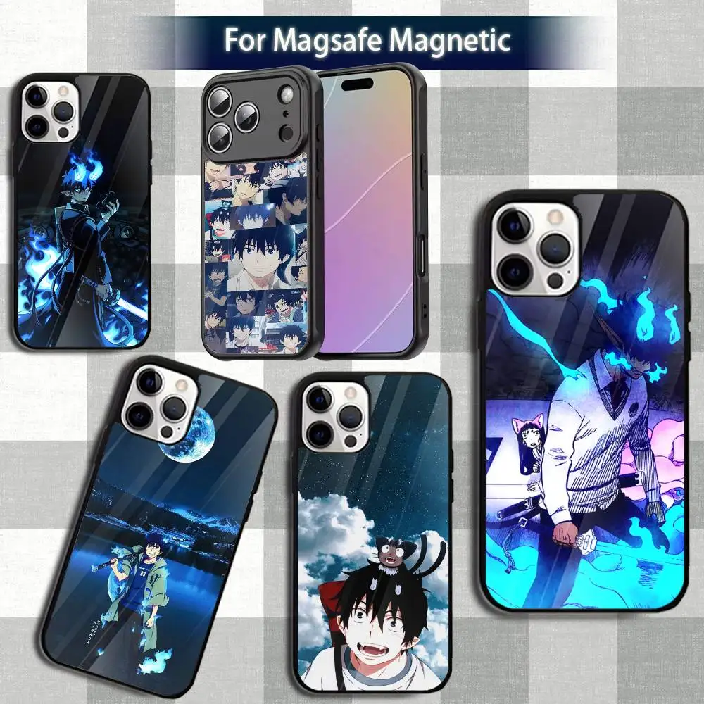 

Cool A-Ao no E-ExorcistS Phone Case For iPhone 13,12,15,17,11,16,14,Pro,Max,Plus,Mini,Magsafe,Magnetic Wireless Charging Case