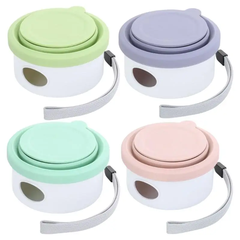 

Foldable Soft Dog Bowl Travel Pet Feeders for Food and Water Camping Gear