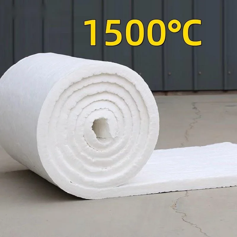 30mm 20mm Thickness Zirconium Containing Ceramic Fiber Blanket Can Withstand High Temperature 1500 ℃  Thermal Insulation Cotton