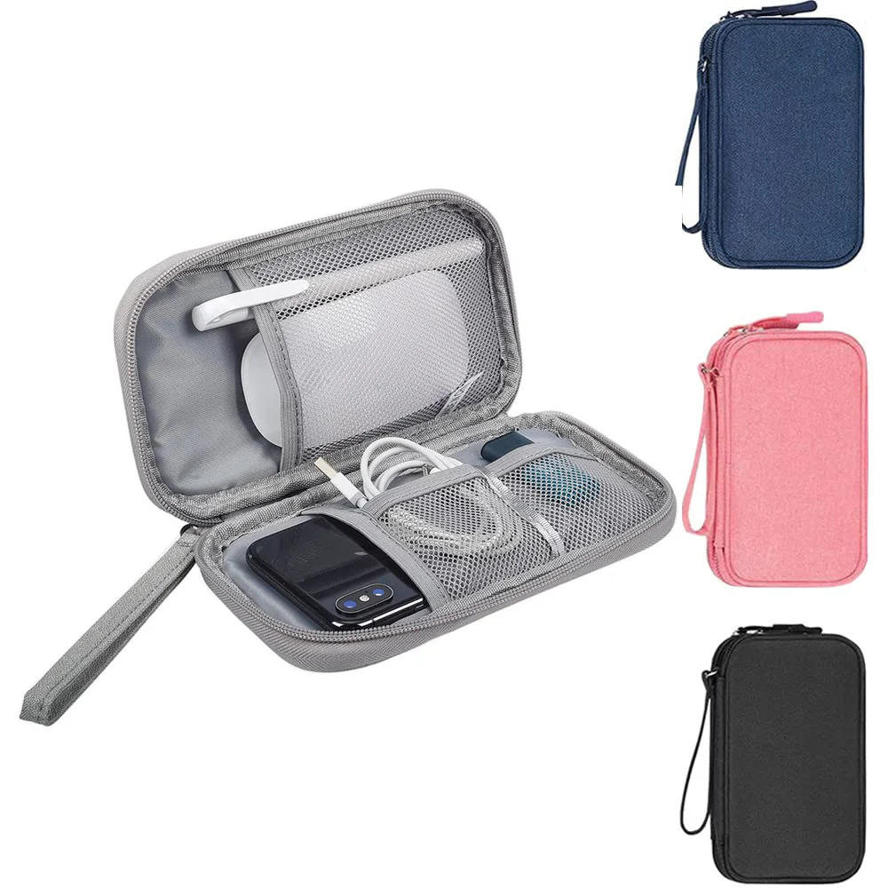 1pc Electronic Organizer Small Travel Cable Organizer Bag, Digital Gadget Organizer Case, Waterproof Travel Gear Storage