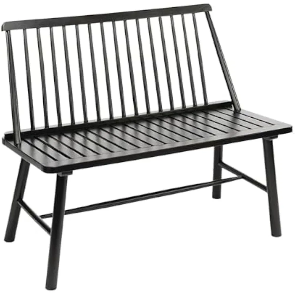 

Feet Durable Hardwood Farmhouse Bench for Patio
