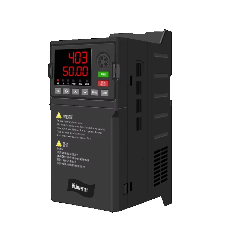 أسعار الجملة عالية التقنية VFD 220 فولت مرحلة واحدة 380 فولت ثلاث مراحل الناتج العاكس 7.5KW 11KW 15KW محرك التردد المتغير