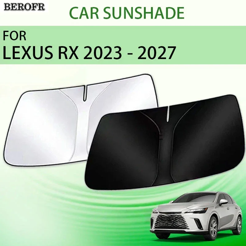 Front Sunshade For Lexus RX 350 450 2023 2024 2025 2026 2027 Accessories Window Sun Visor Protector Storage Cover Interior Parts