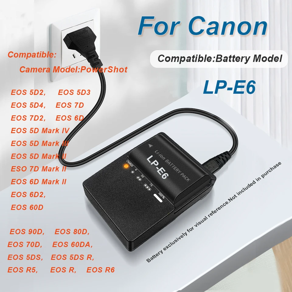 Canon  純正 LP-E6N ３個 ＋ 専用充電器 LC-E6 キヤノン（Canon） 【当店1年保証】Canon LC-E6 バッテリー
