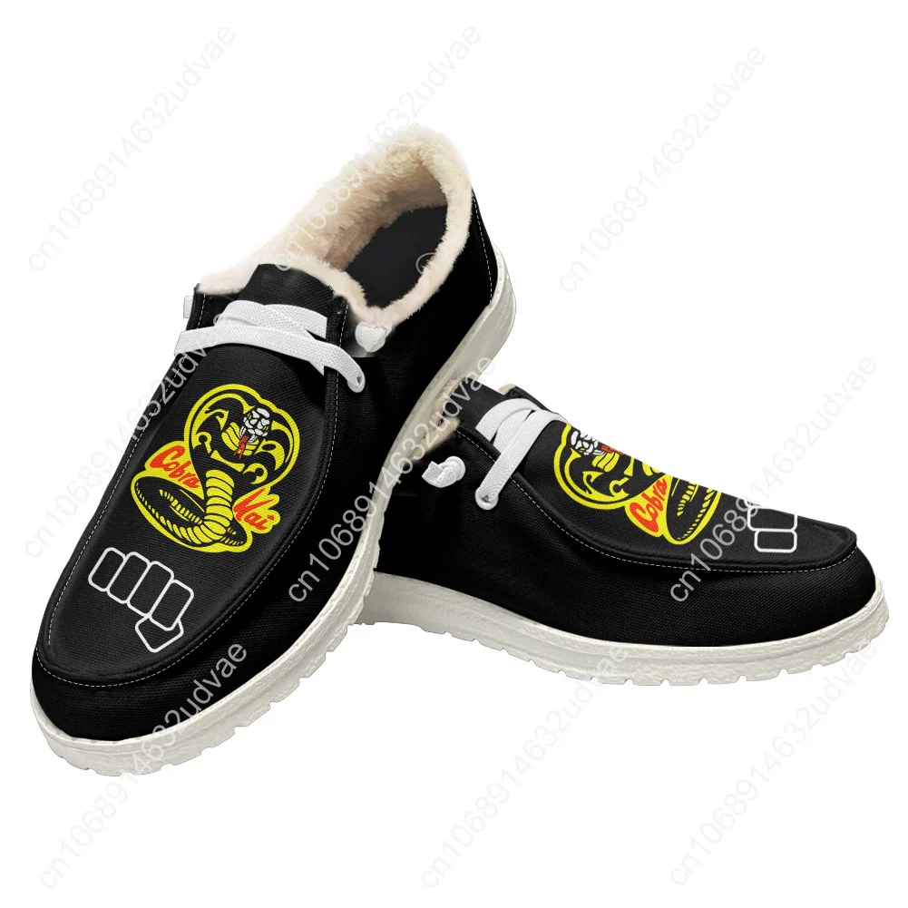 

Cobra Kai Casual Shoes Plush Flat Shoe Men Woman Breathable Casual Indoor Outdoor Lightweight Footwear Custom Made Shoe