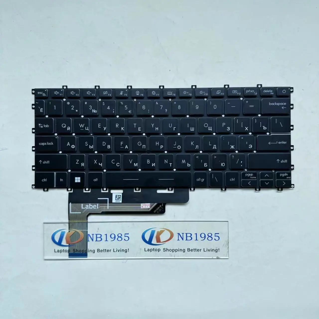 Imagem -03 - Xin-russo-eua Layout Rgb Backlit Laptop Keyboard Apto para Msi Moderno 14 C11m C12m Ms14j1 14 C5m 14 C7m Ms14jk