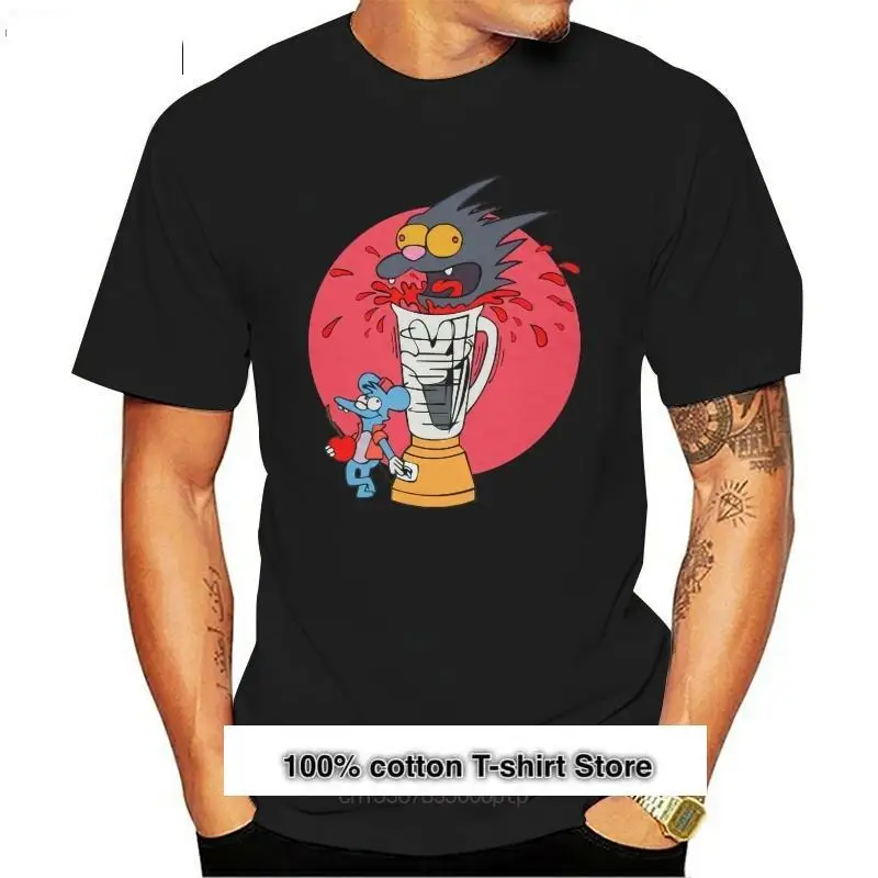 Camiseta para hombre y mujer, prenda de vestir, con estampado de The Itchy Scratchy, tallas de EE. UU.