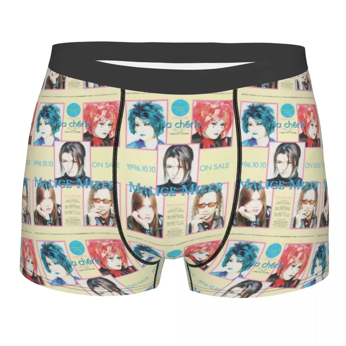

Пользовательские боксеры Malice Mizer, шорты, мужские трусы японской певицы, нижнее белье, новинка, трусы