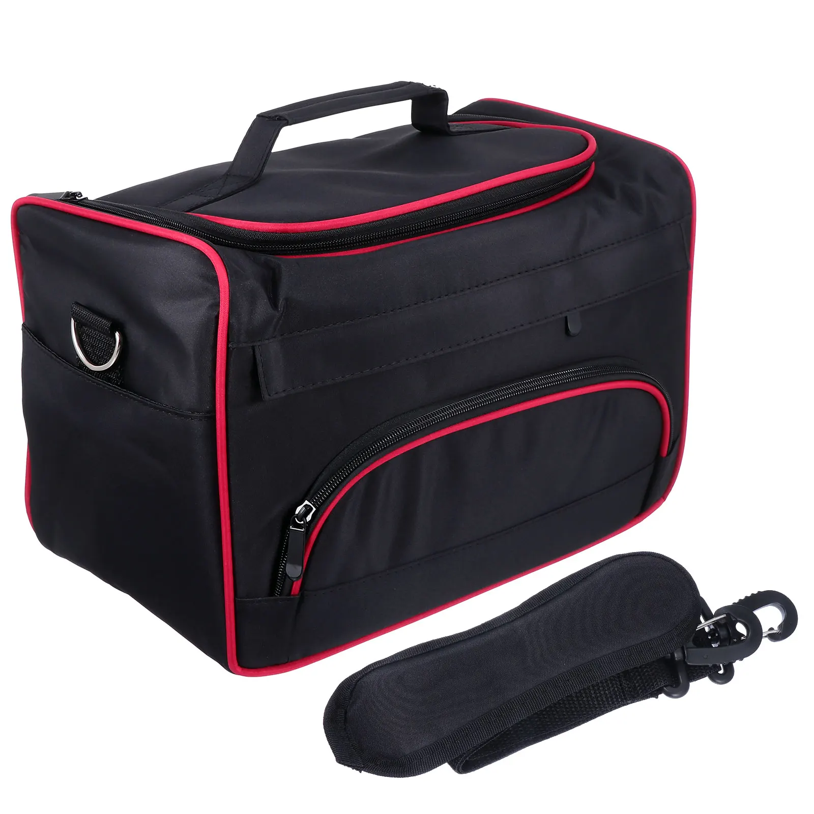 

Multi Functional Suitcase Bag Hairdressing Tool Storage Large Capacity Canvas Scissor Case Organizer Travel Handbag Makeup Brush