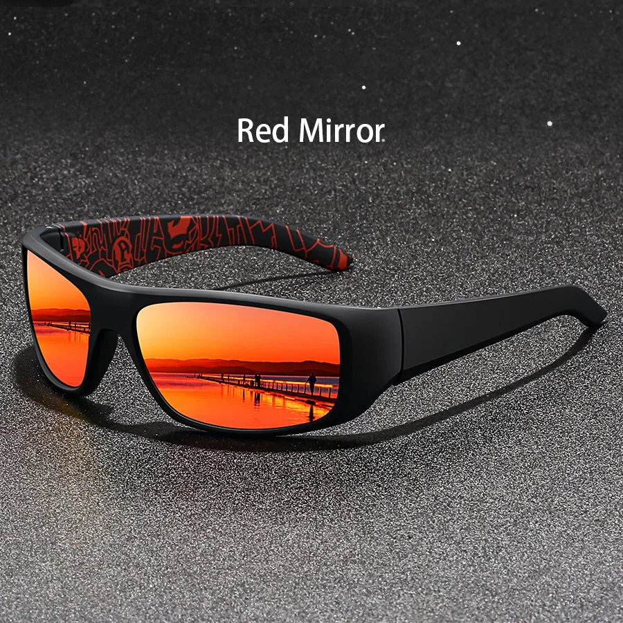 Modische Vintage-Muster Angeln Radfahren Sport-Sonnenbrille für Männer und Frauen Eyewear zum Laufen Bergsteigen Sport Herren Sonnenbrillen – Detail 8