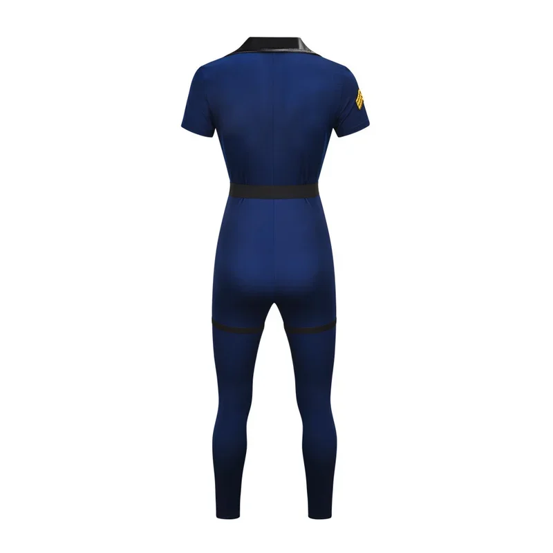 Donne Sexy ufficiale di polizia Costume Cosplay donne seduzione tuta vestito della polizia carnevale Halloween donna adulta uniforme della polizia