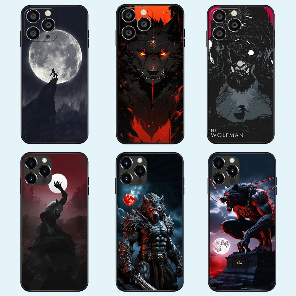 Casing lunak TV-49 Wolfman Werewolf untuk Huawei Y5P Y6 Y6S Y6P Y7 Y7A Y9 Y9A Y8P Y8S Y9S Prime