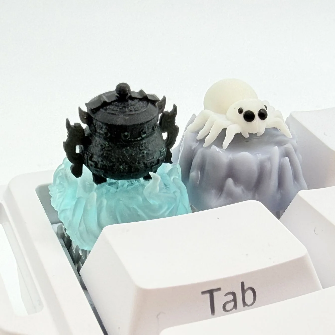 1pcs Creative Ancient Style Keycap 3D Stereo Resin Personalized Keycaps for MX Mechanical Keyboards