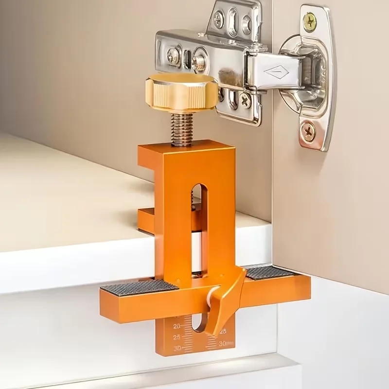Aluminum Alloy Cabinet Door Installation Mold, Positioning Drilling Tool with Return Mechanism, Cabinet Door Panel Installation