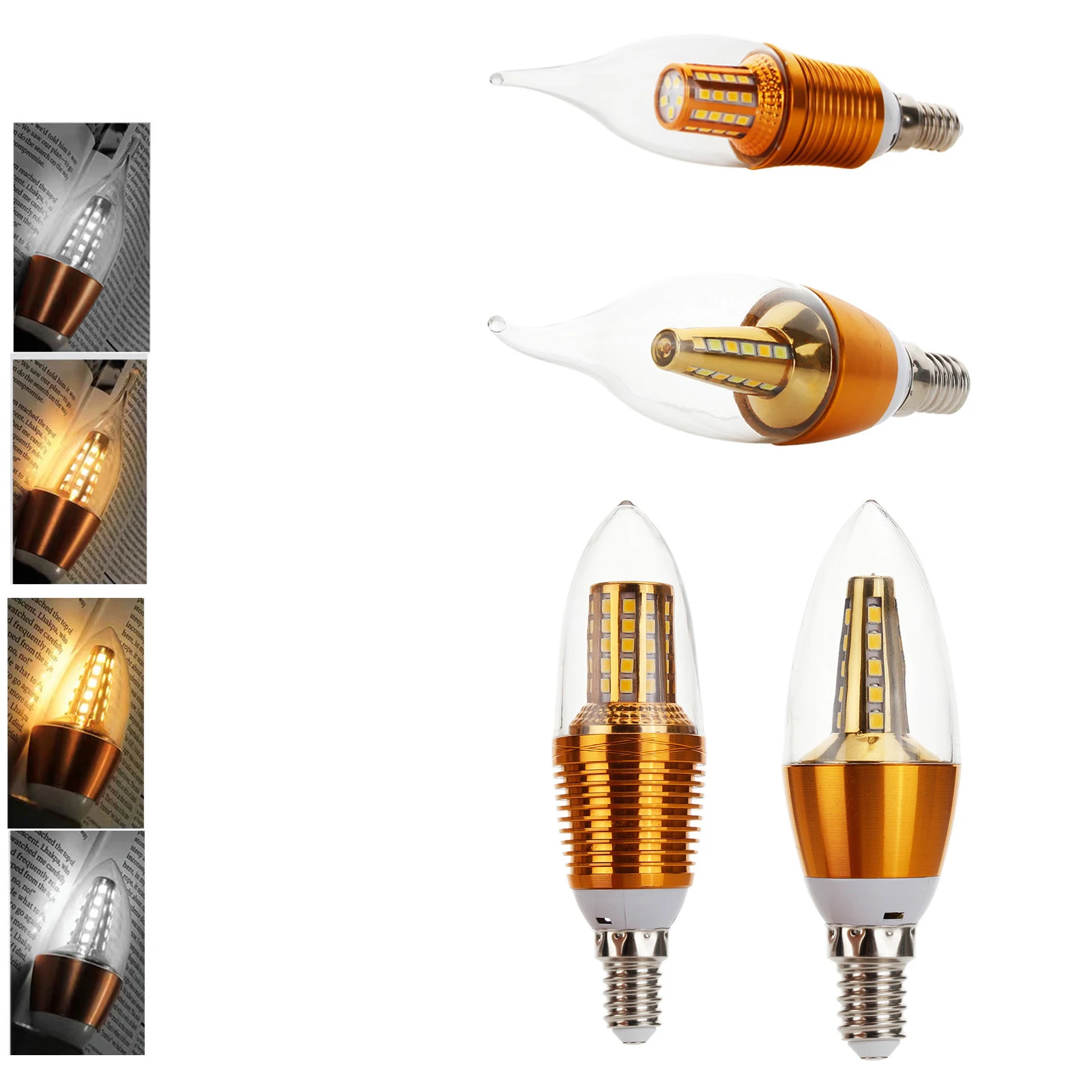 

Led Candle Light Bulb 5w 7w 12w Chandelier Dimmable Halogen Lights Flame Bulbs Lamps Decor Cold Home Ses B15 E14 For Tip Smd E27