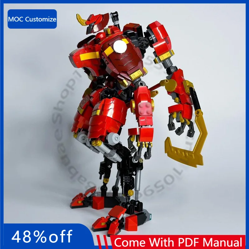 709 PCS Customize climber mech modification MOC Customize Modular Building Block Creative Design Simple DIY Toy Christmas Gift