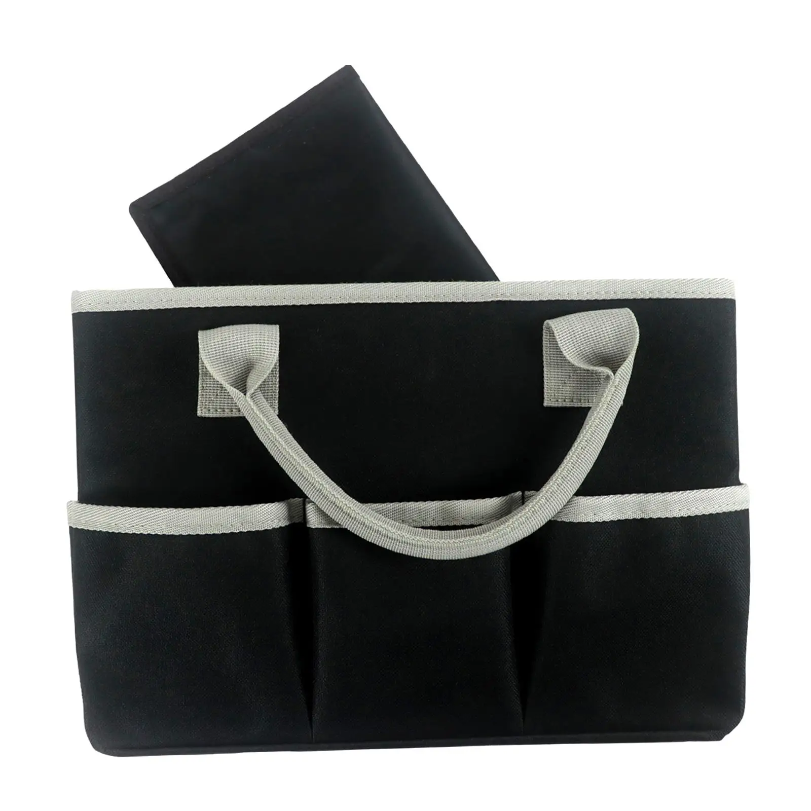 Craft Storage Tote Bag Large Multi Functional Sewing Bag with Multiple Pockets Crafts Supply Carrier for Office Daily Use