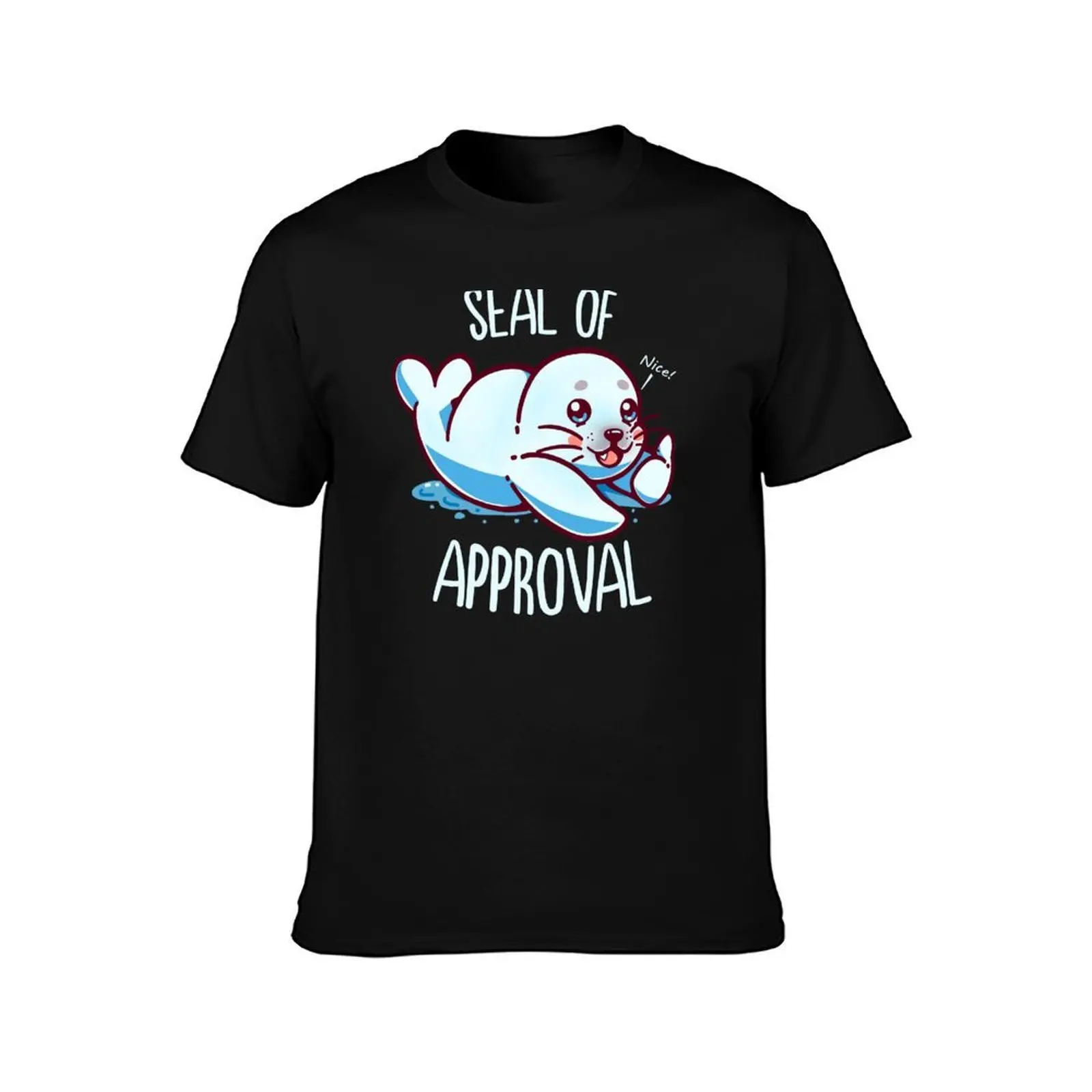 Cute Seal of Approval T-Shirt Running Performance Short Sleeve Tee T-Shirt